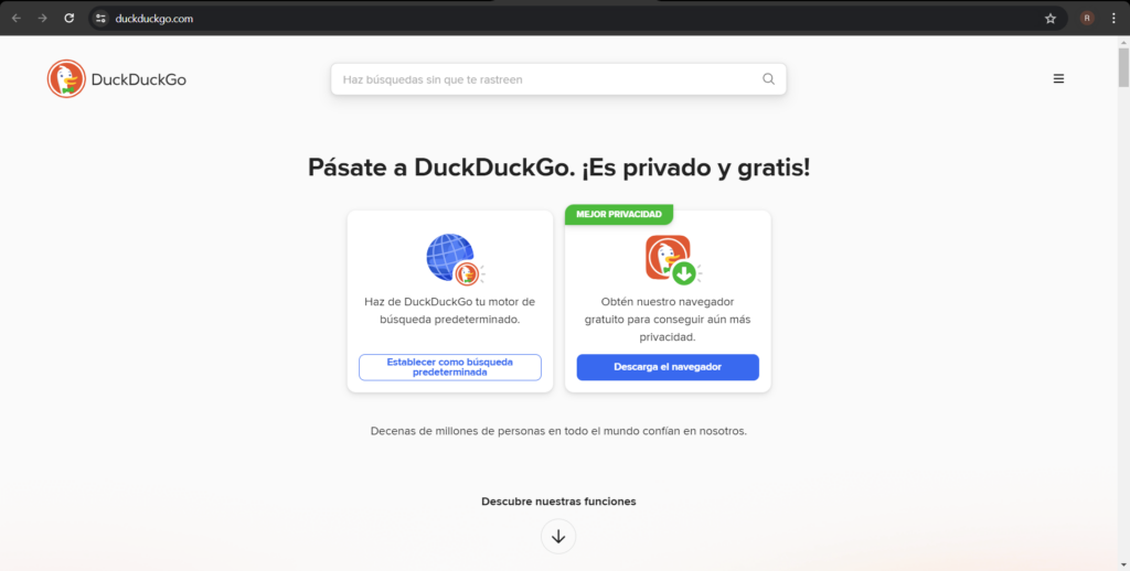 DuckDuckGo: Descubre la Privacidad en la Búsqueda en Línea
