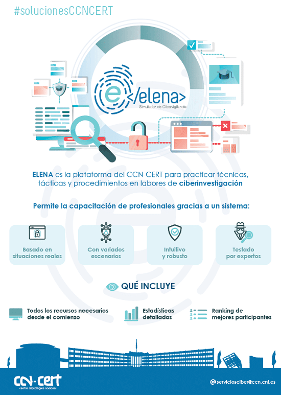 ELENA, la nueva solución del CCN-CERT para adentrarse en el ámbito y las labores de la ciber investigación sobre ciber amenazas