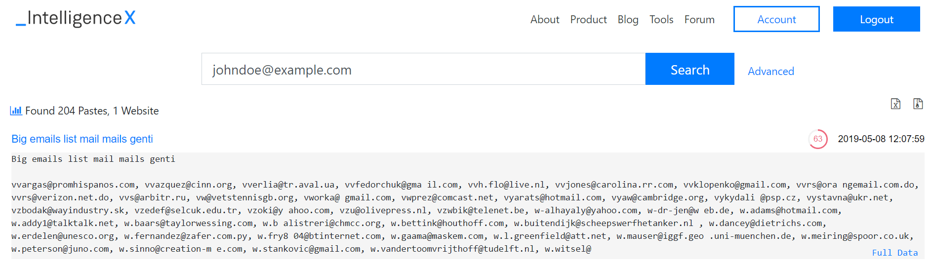 search engine intelx