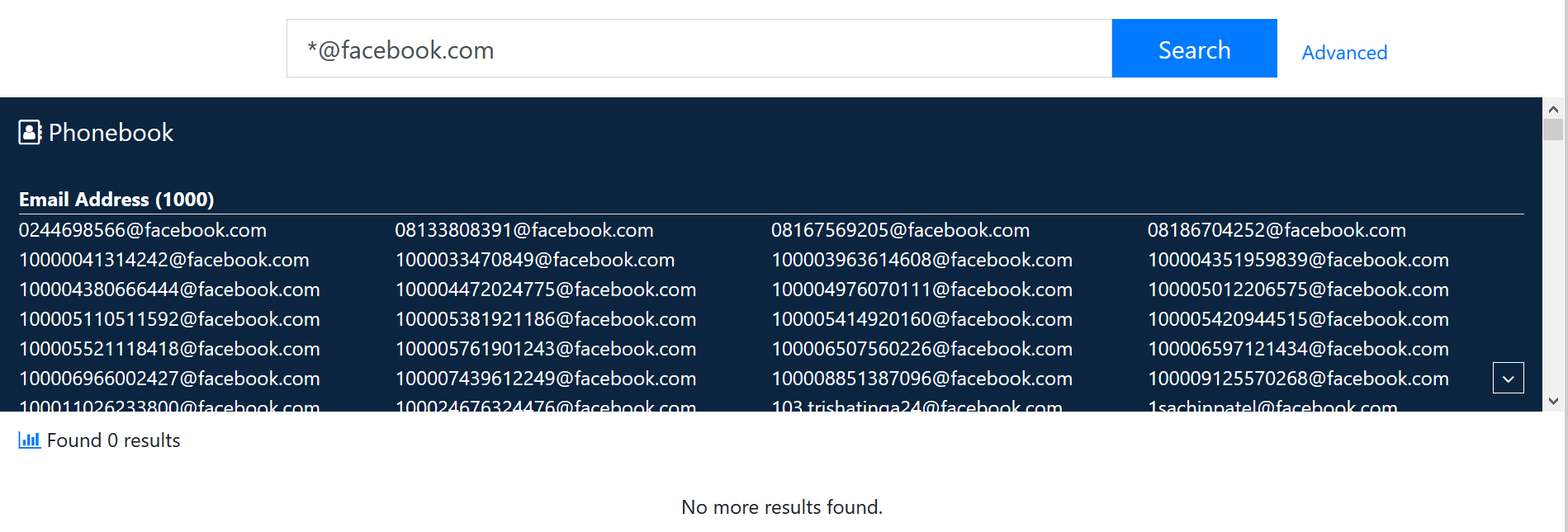 phonebook intelx